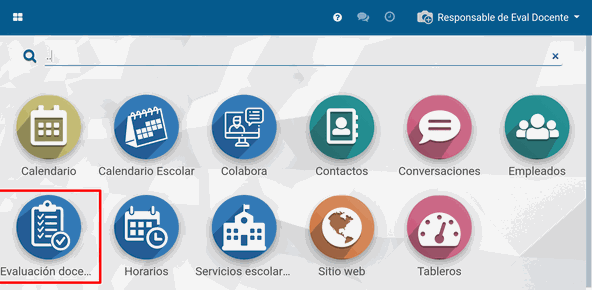 Icono de módulo-Evaluación Docente-Oohel Planner